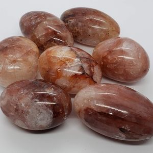 Fire Quartz Palm Stones